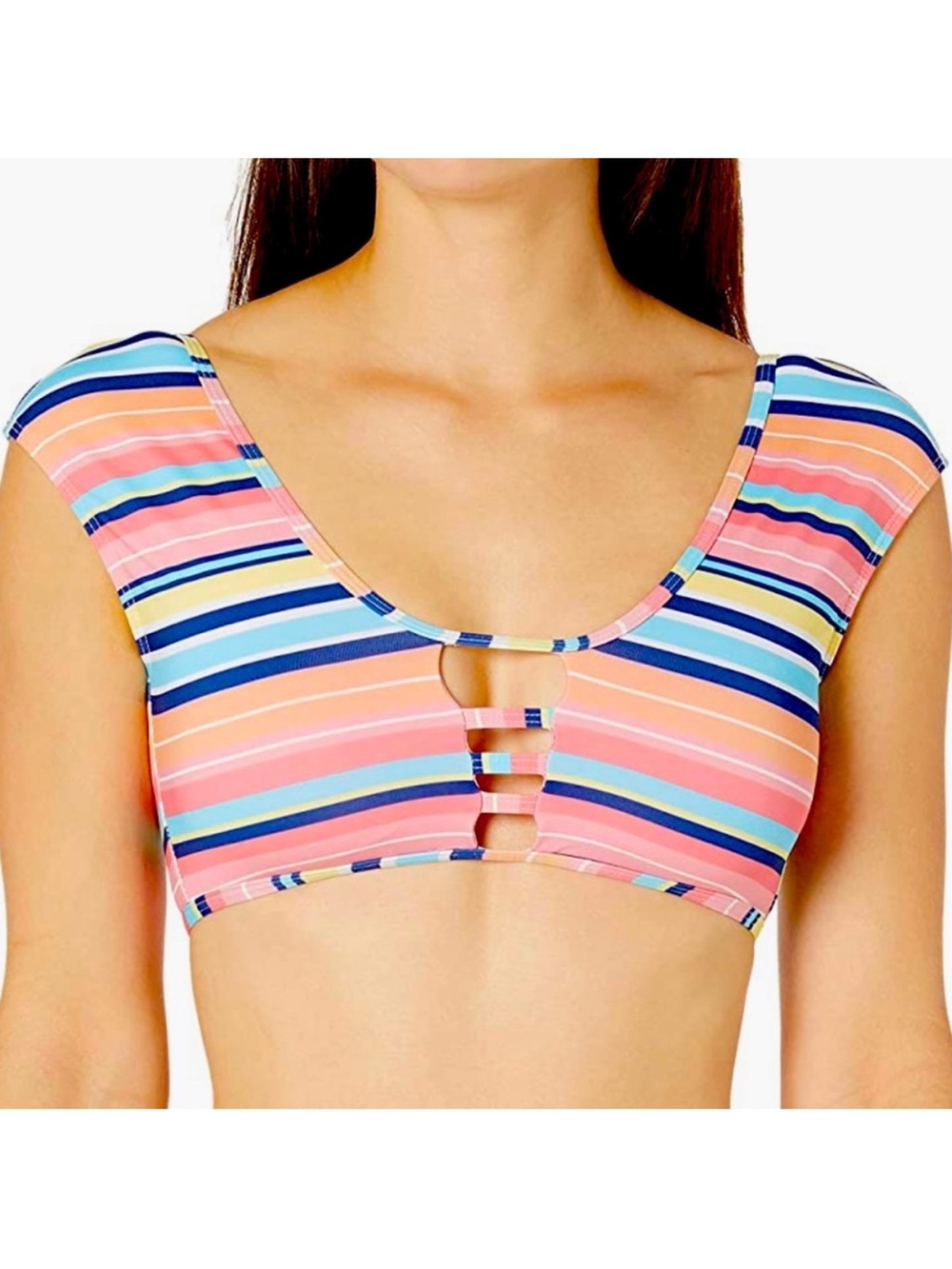 Splendid Juicy Fruit Bralette Swimsuit Bikini Top Size Small
